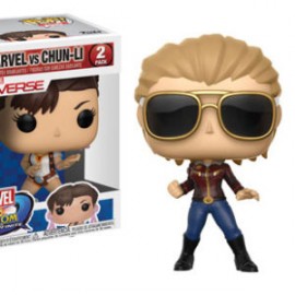 FUNKO POP! CAPTAIN MARVEL AND CHUN-LI 2-PACK MARVEL VS CAPCOM 3